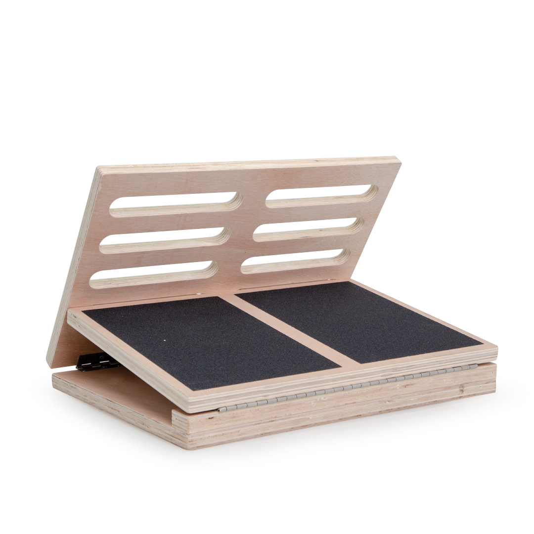 Wooden Adjustable Decline Board – non-slip for calf & quad work