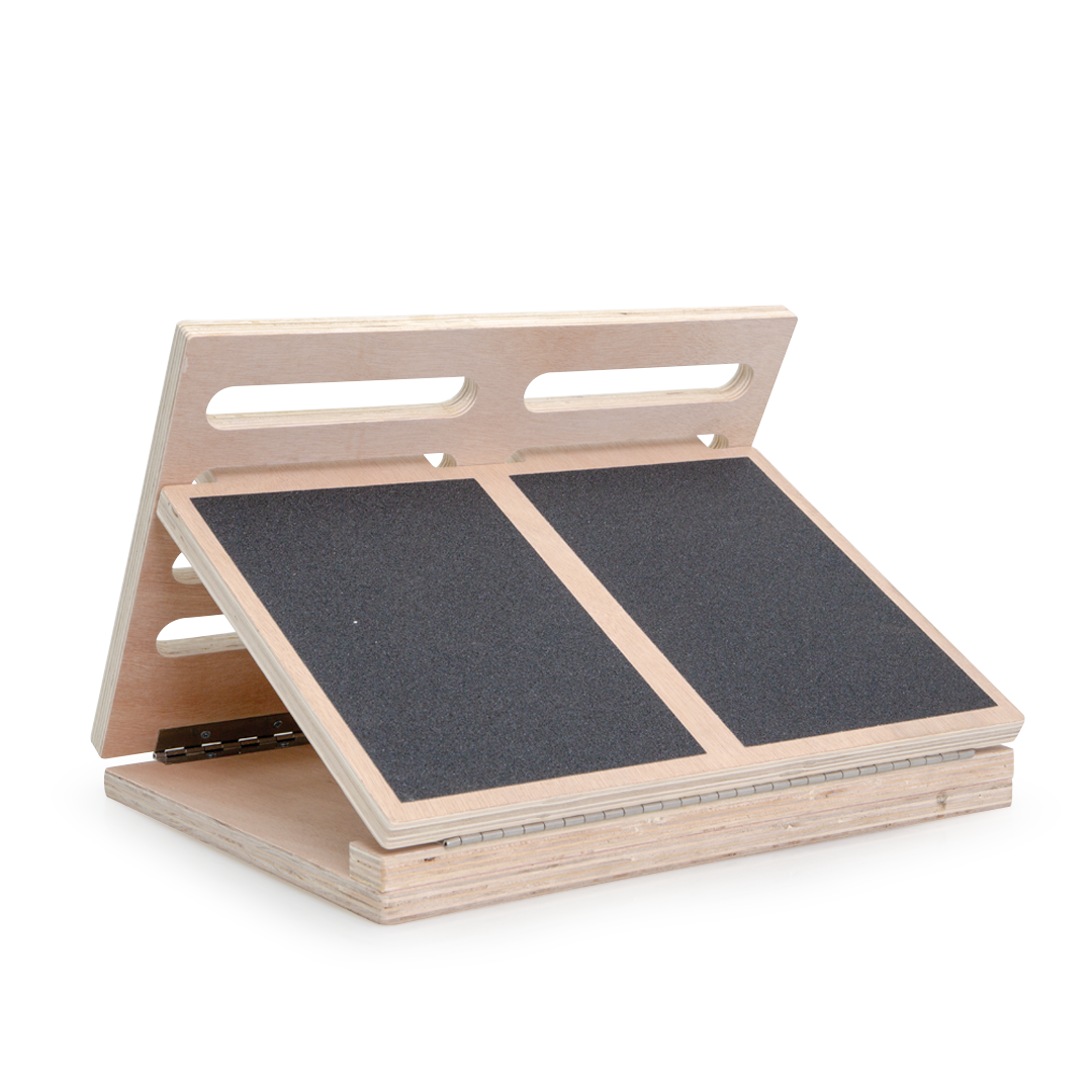 Wooden Adjustable Decline Board – non-slip for calf & quad work