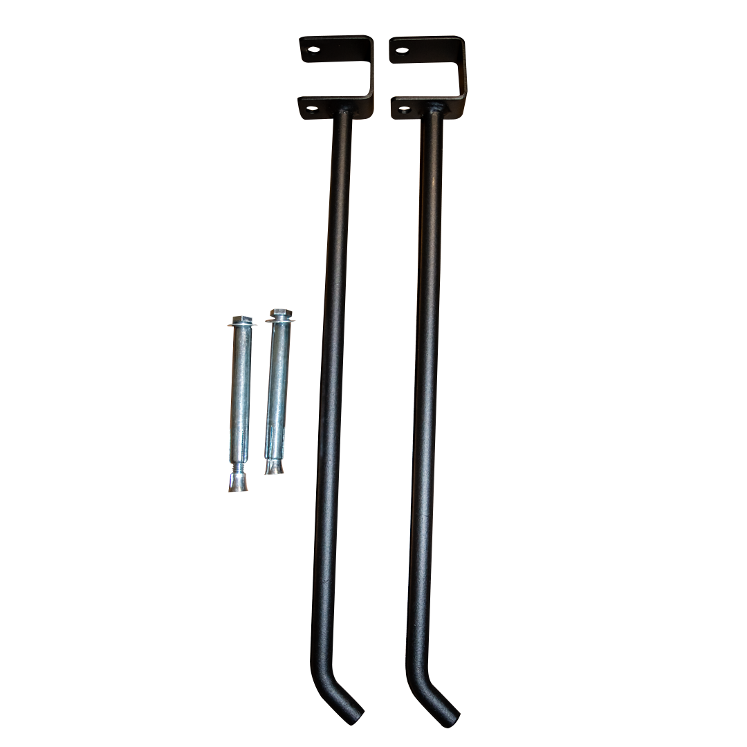 Wall mount rack for exercise mats, space-saving storage