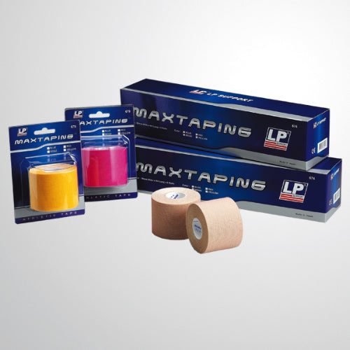Max Taping kinetic tape with pre-cut 4-arc pattern