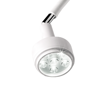 6W LED Examination Light White Including Mobile Base  Wall Mount