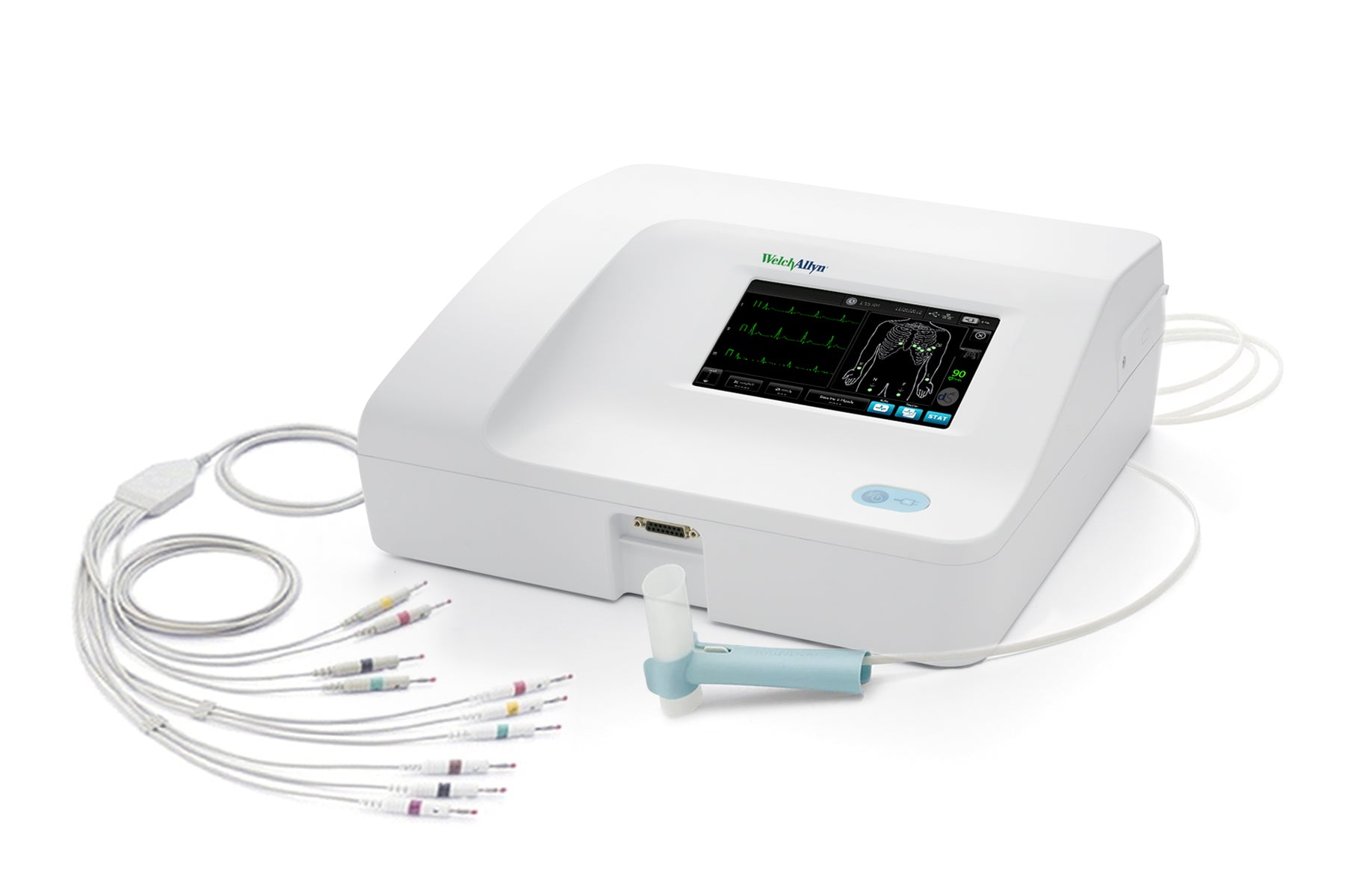 Hillrom - Welch Allyn CP150 Desktop ECG and Spirometer Combo with Touchscreen Display, Printer and PDF output to USB, with Interpretation