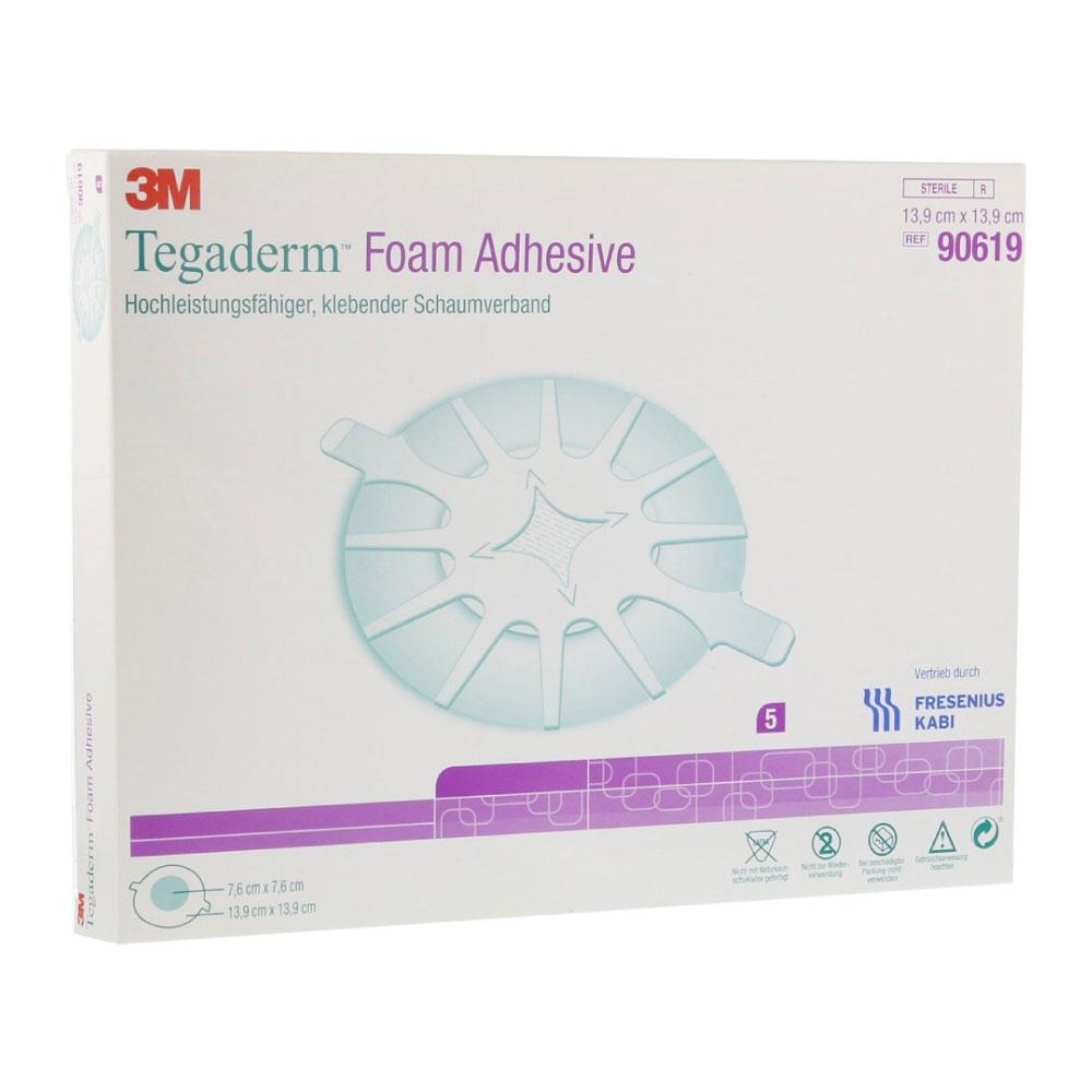 3M Tegaderm High Performance Foam Adhesive Dressing Heel Design 14cm X 14cm - Each
