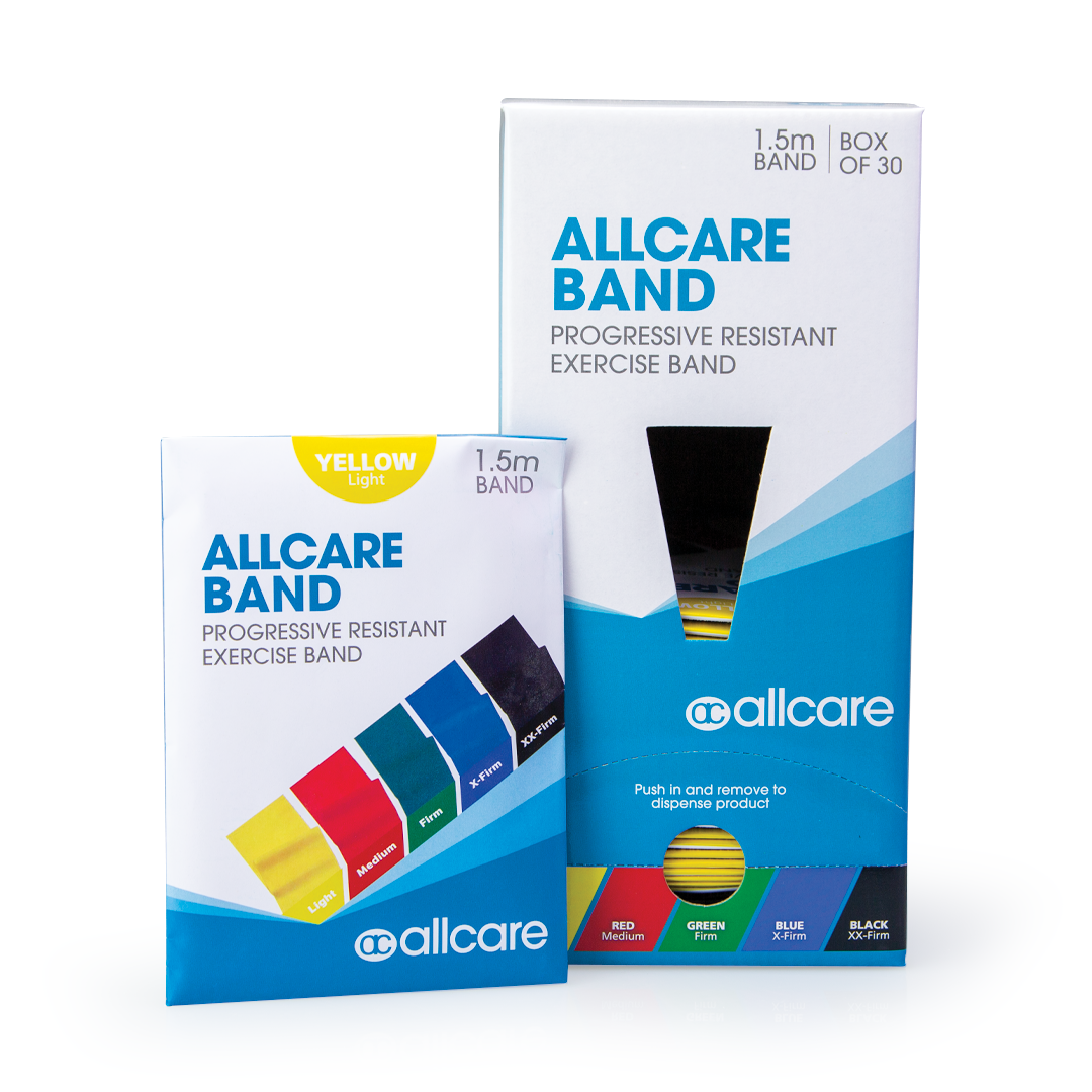 Resistance Band 1.5m Box - 66fit AllCare Exercise Bands
