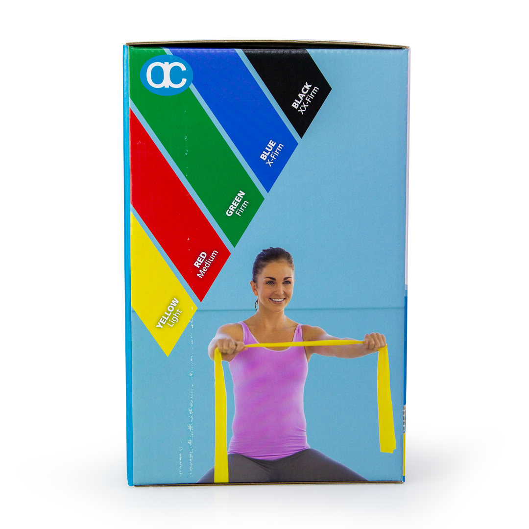 Resistance Band 1.5m Box - 66fit AllCare Exercise Bands