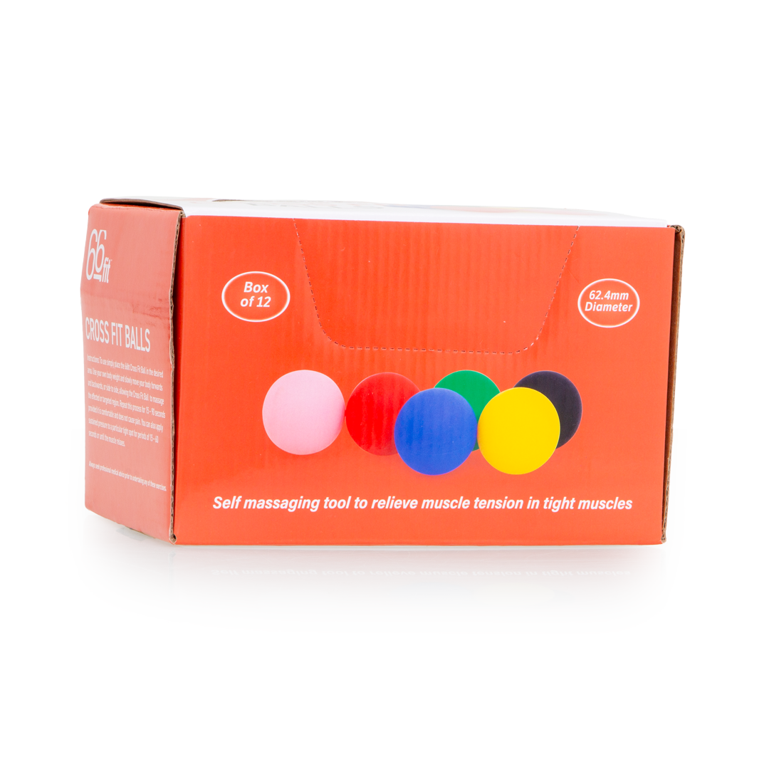 Cross Fit Balls for Muscle Relief and Trigger Points Box of 12
