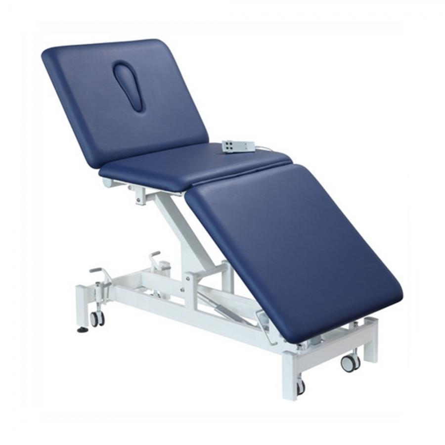 Allcare Regal 3-Section Electric Bariatric Treatment Table - Blue - 32
