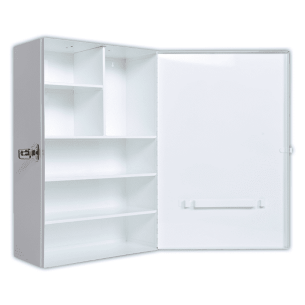 Metal First Aid Cabinet – Large Wall Mount Workplace Kit (41×61×18cm)