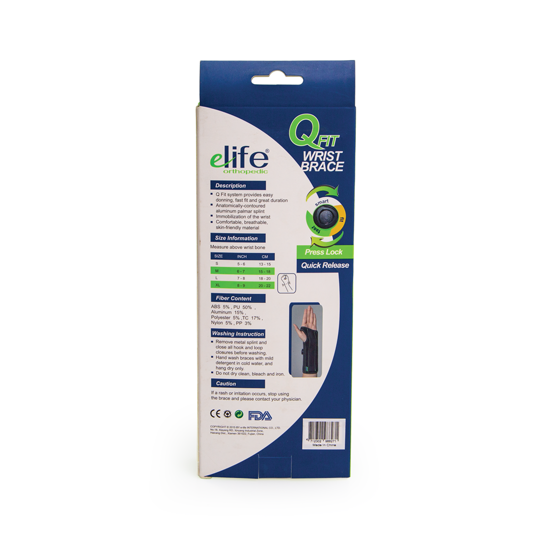 Allcare W83 Wrist Brace with BOA System — Adjustable Support for Spra