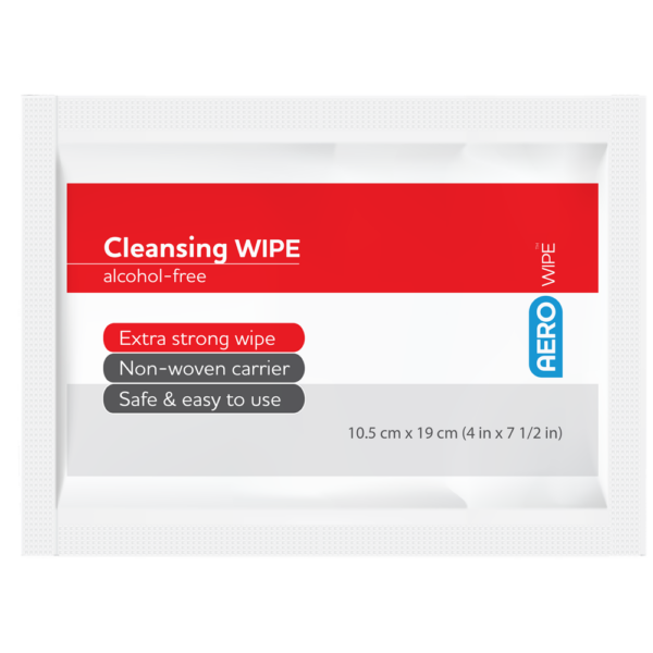 Alcohol-Free Cleansing Wipes – Workplace First Aid Wipes (Box of 2000)