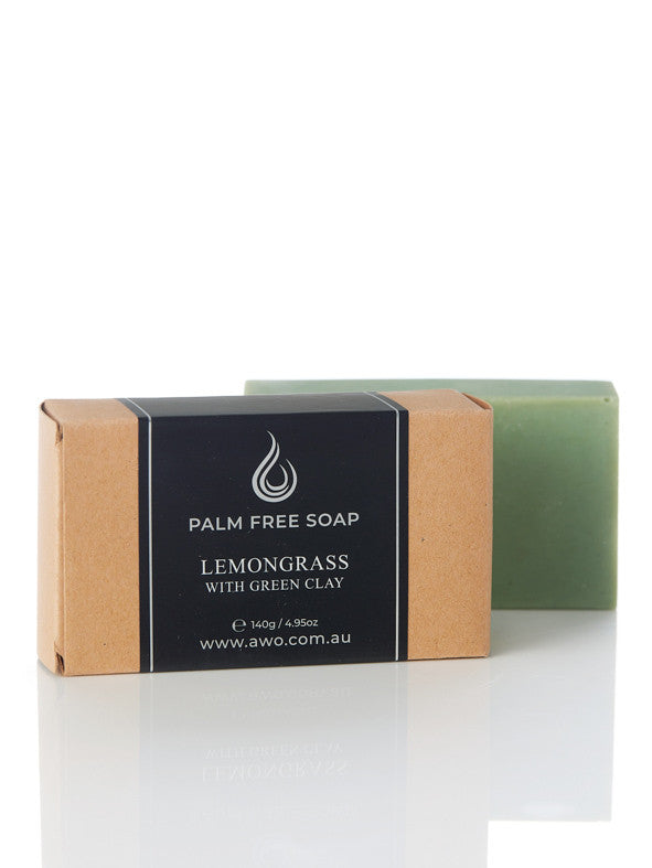 Lemongrass Soap with Green Clay - PALM FREE