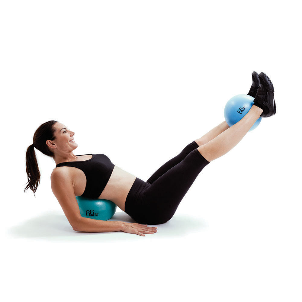 Pilates Soft Balls – Set of 2 (20cm & 25cm) – Enhance Core Strength & Flexibility