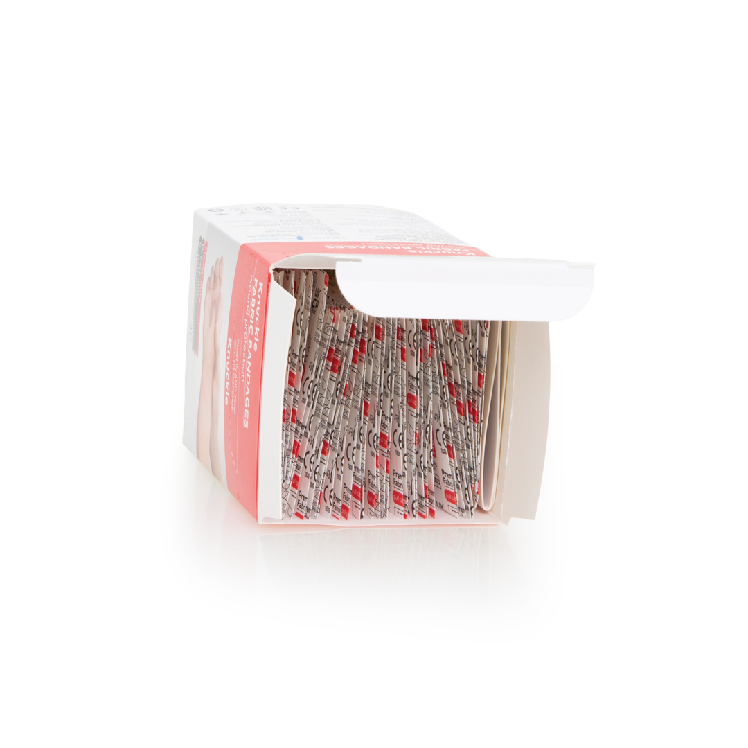 Knuckle Fabric Wound Protection Bandages — Flexible Adhesive Dressings