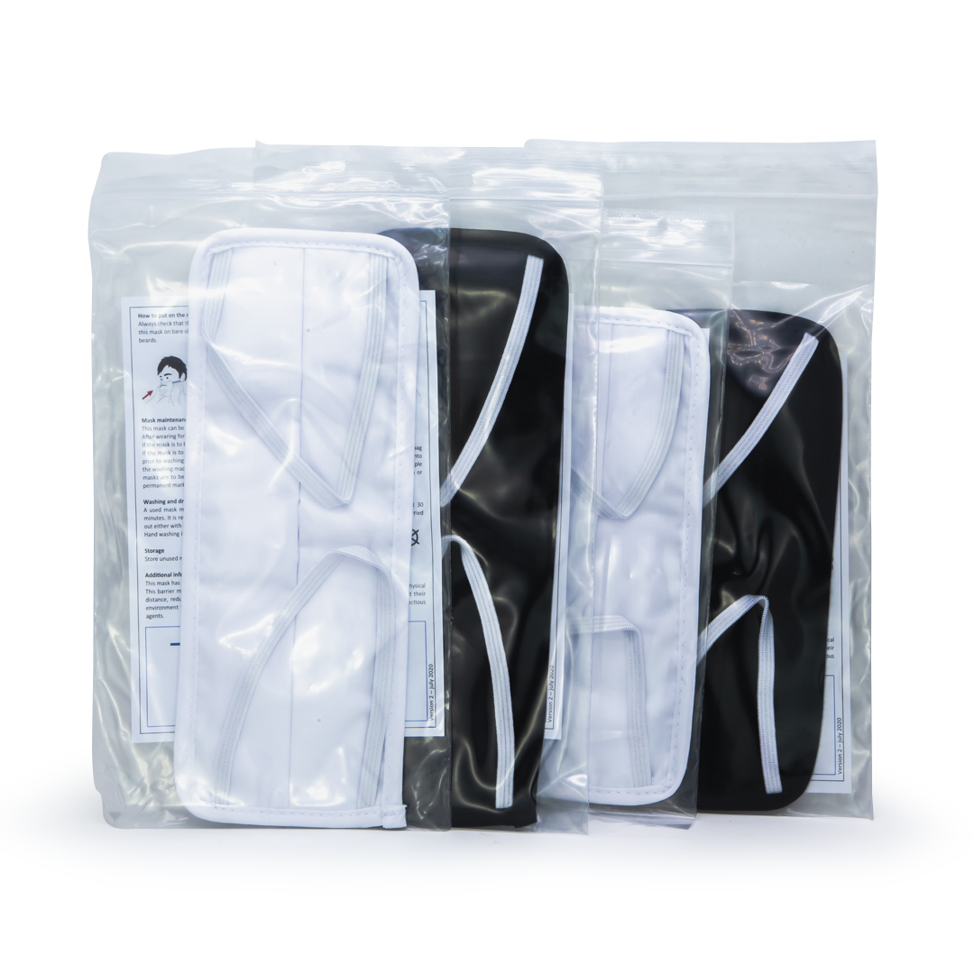 Barrier Reusable Face Mask — Adult & Junior (Washable, Up to 50 Washes