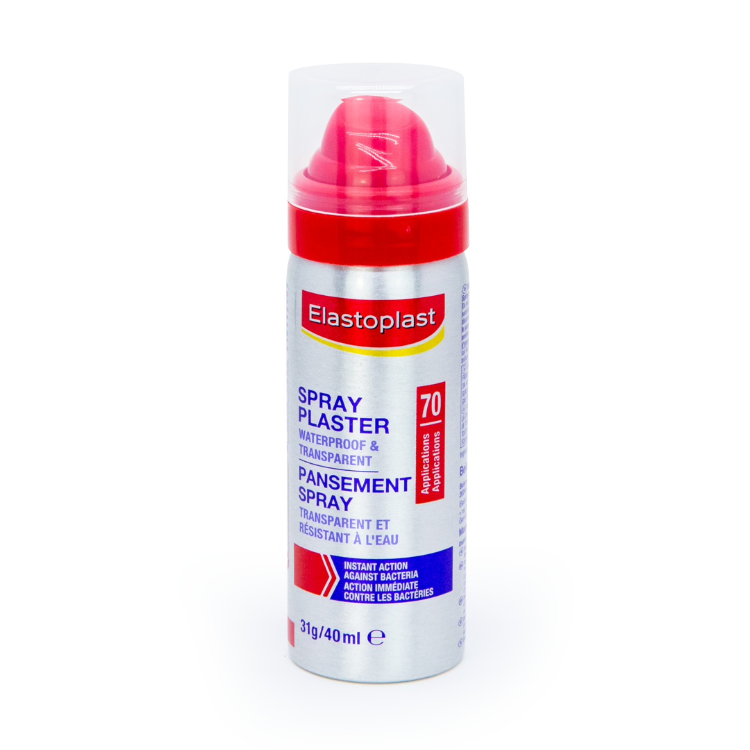 Elastoplast Spray Plaster 40ml — Antiseptic 'Second Skin' for Minor C