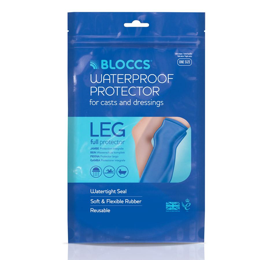 Bloccs Reusable Waterproof Leg Protector — Cast & Bandage Cover