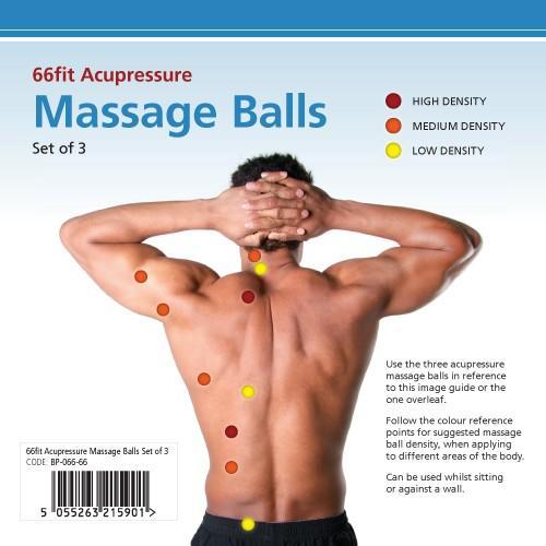 Acupressure Trigger Point Massage Balls for Pain Relief & Muscle Recovery - Ideal for Home Gym & Travel