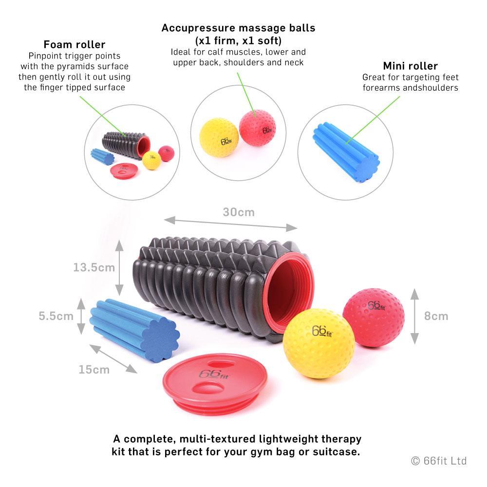 Trigger point roller kit for self-massage and recovery