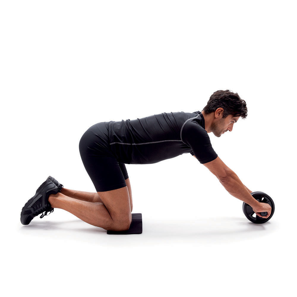 66fit Abdominal Roller Wheel & Kneel Pad for Core Strength Training | Home Fitness Essential