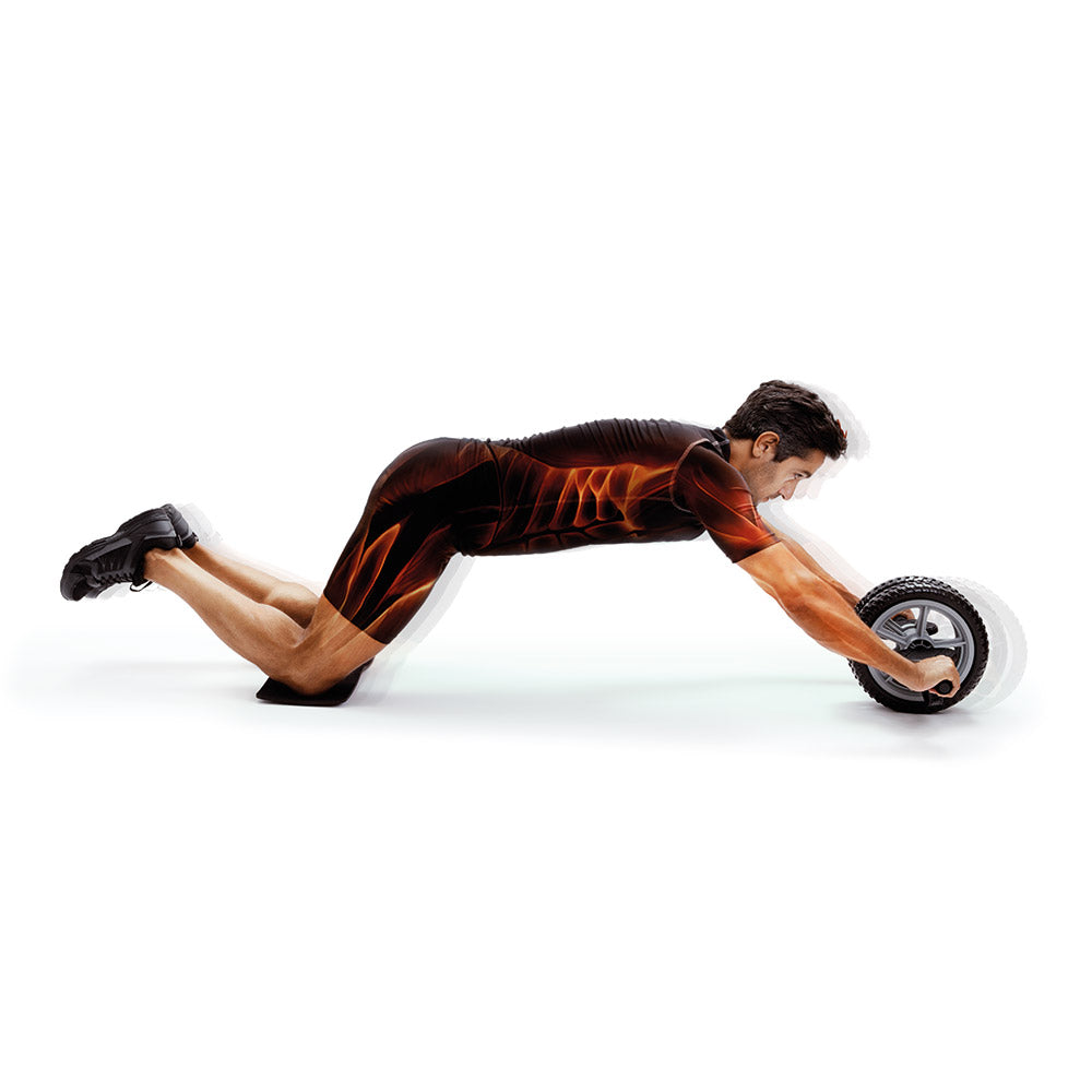 Power Wheel Ab Roller — Stable Dual-Wheel Core Trainer