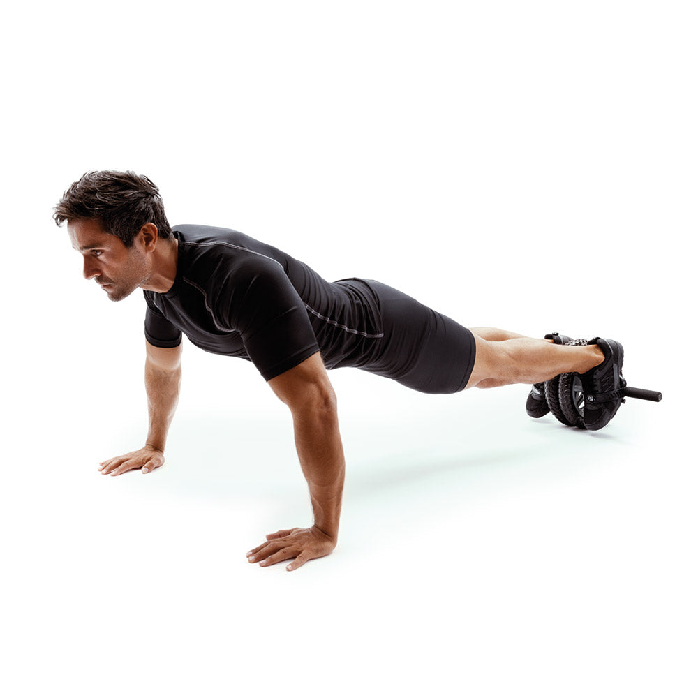 Power Wheel Ab Roller — Stable Dual-Wheel Core Trainer