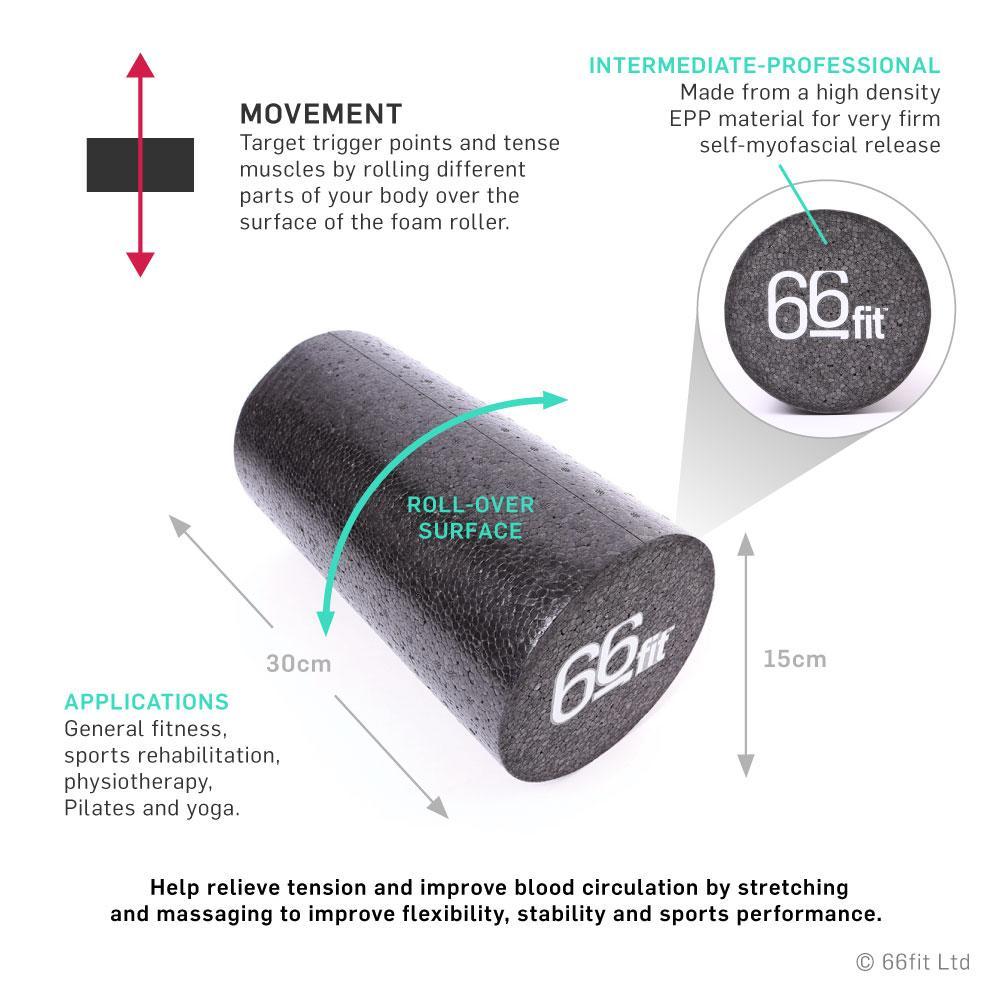 High-Density EPP Foam Roller — 15 x 30cm