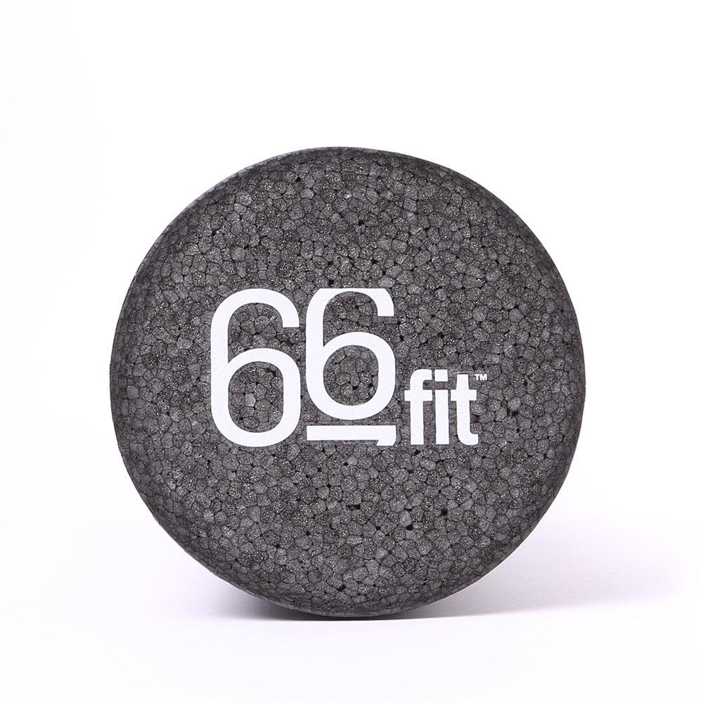 66fit High-Density Foam Roller — Black (15 cm x 45 cm)