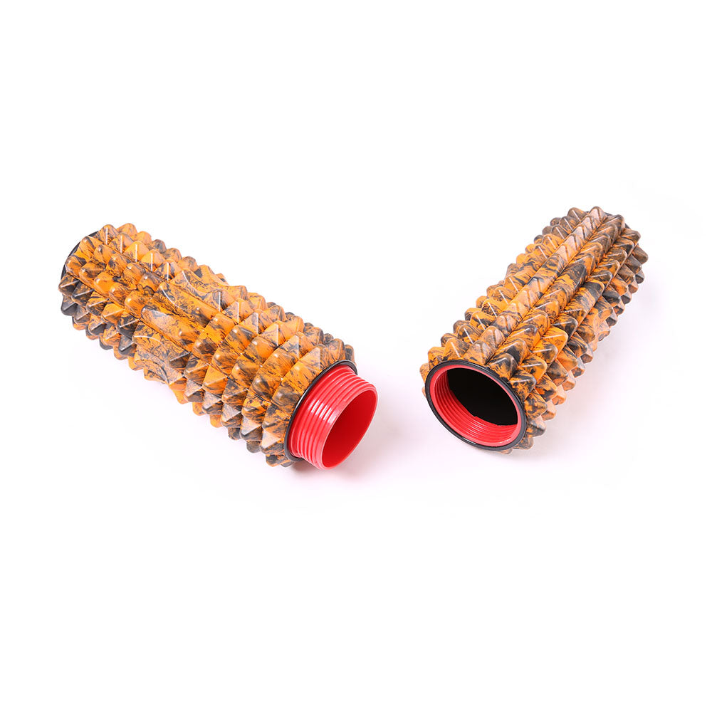 2‑in‑1 Pyramid Massage Roller & Exercise Mat — Foam Roller