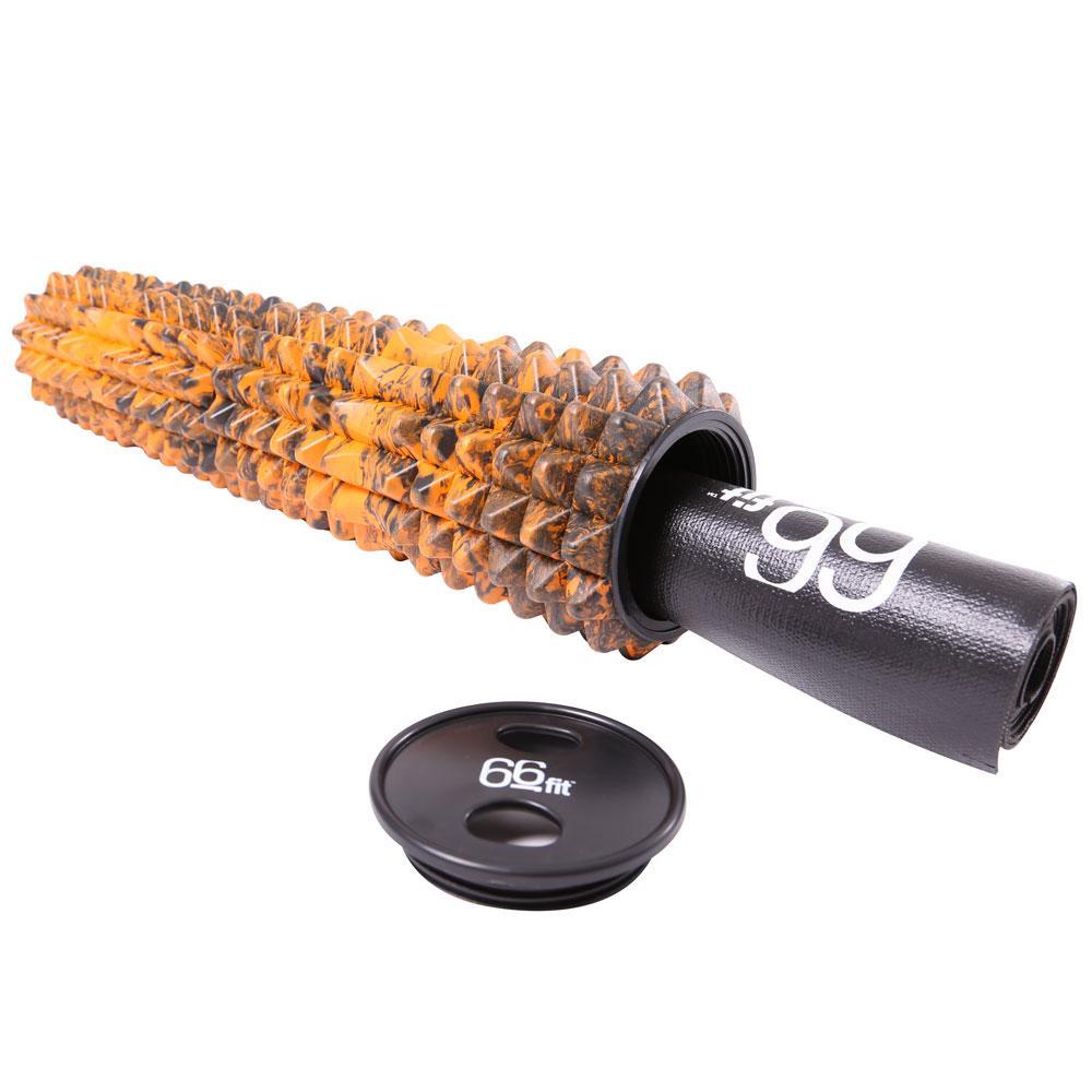 2‑in‑1 Pyramid Massage Roller & Exercise Mat — Foam Roller