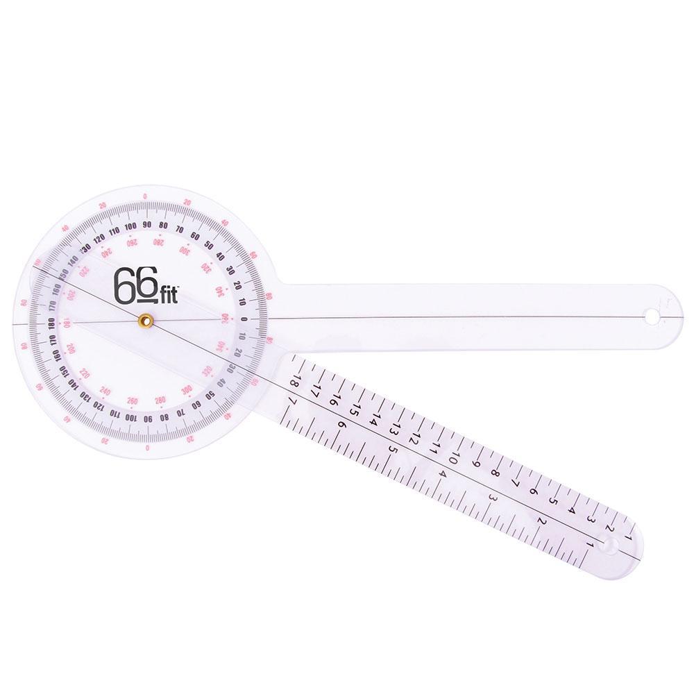 12-inch Plastic Goniometer — 360° Range of Motion Tool