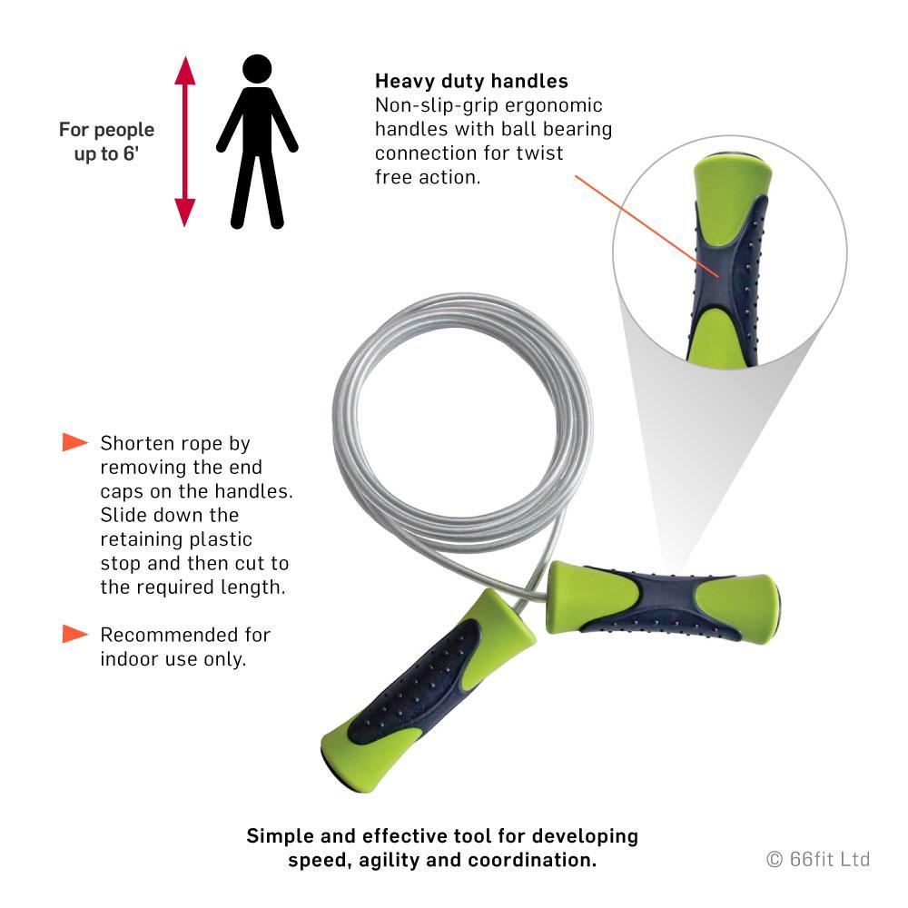 Pro Wire Speed Skipping Rope — speed jump rope for training