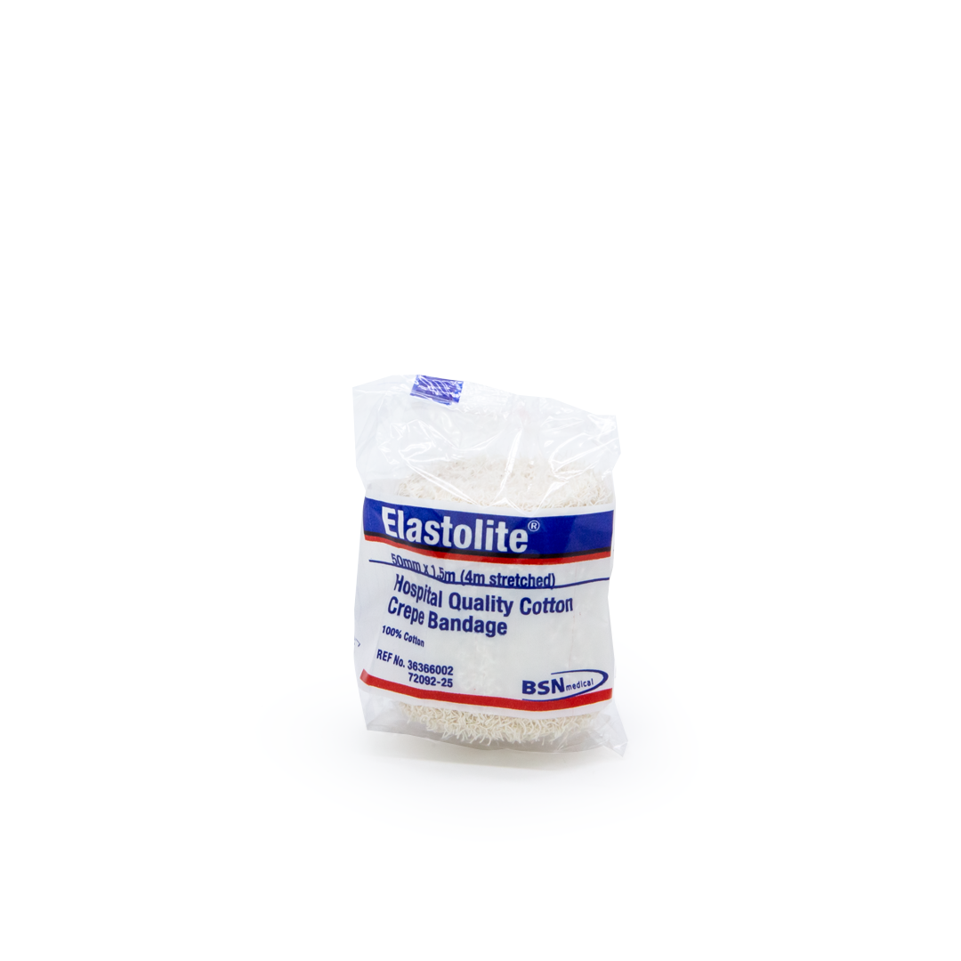 Elastolite Light-Support Cotton Crepe Bandage — Non‑Adhesive, Washable