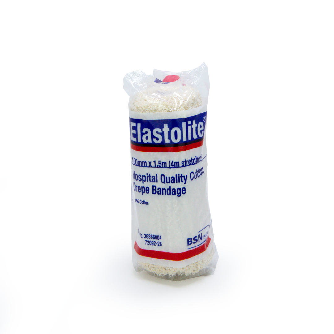 Elastolite Light-Support Cotton Crepe Bandage — Non‑Adhesive, Washable