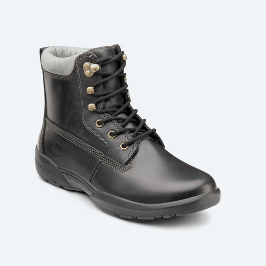 Dr Comfort Boss Black US 11.5 Wide Width