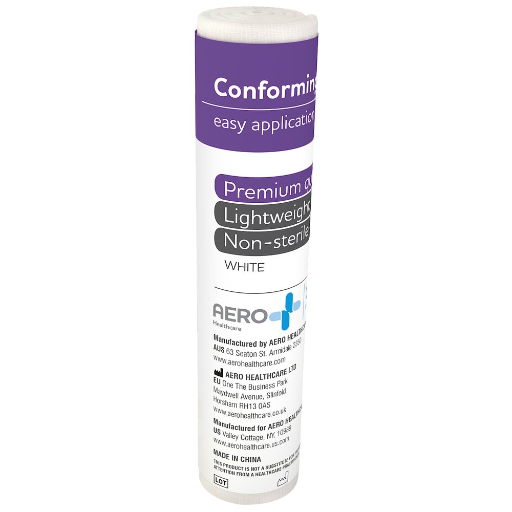 Conforming gauze bandage - cotton elastic compression wrap