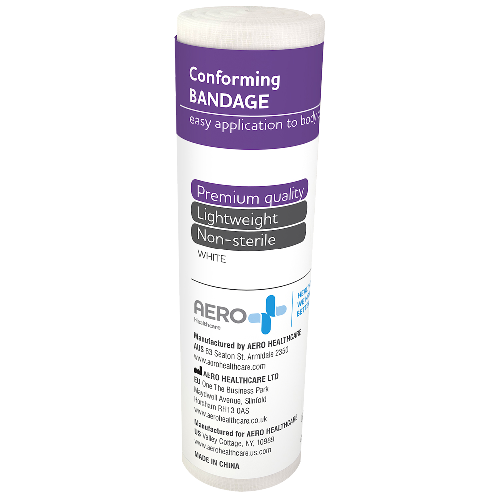 Conforming gauze bandage - cotton elastic compression wrap