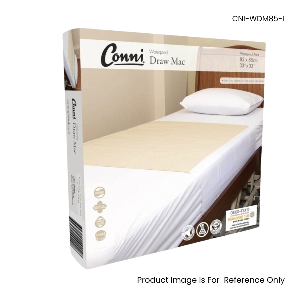 Conni Draw Mac Waterproof Sheet 85 X 85cm - Each