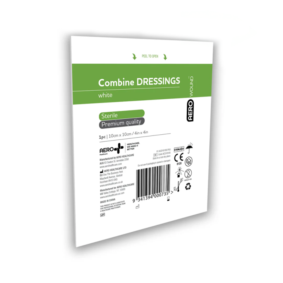 Combine Wound Dressing — Small (10 x 20 cm) & Large (20 x 20 cm)