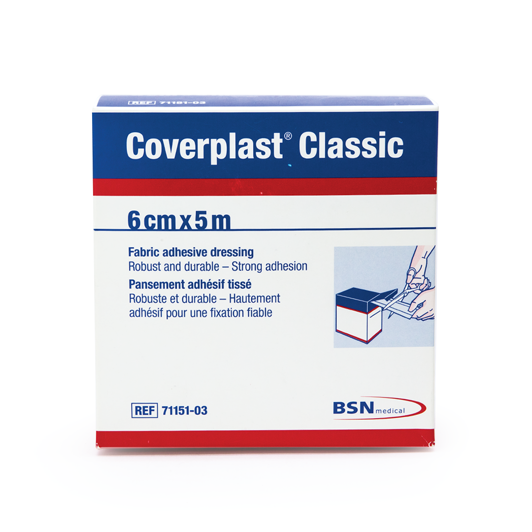 Coverplast Dressing Strip 6 cm x 5 m — Adhesive Conforming Dressing Ro