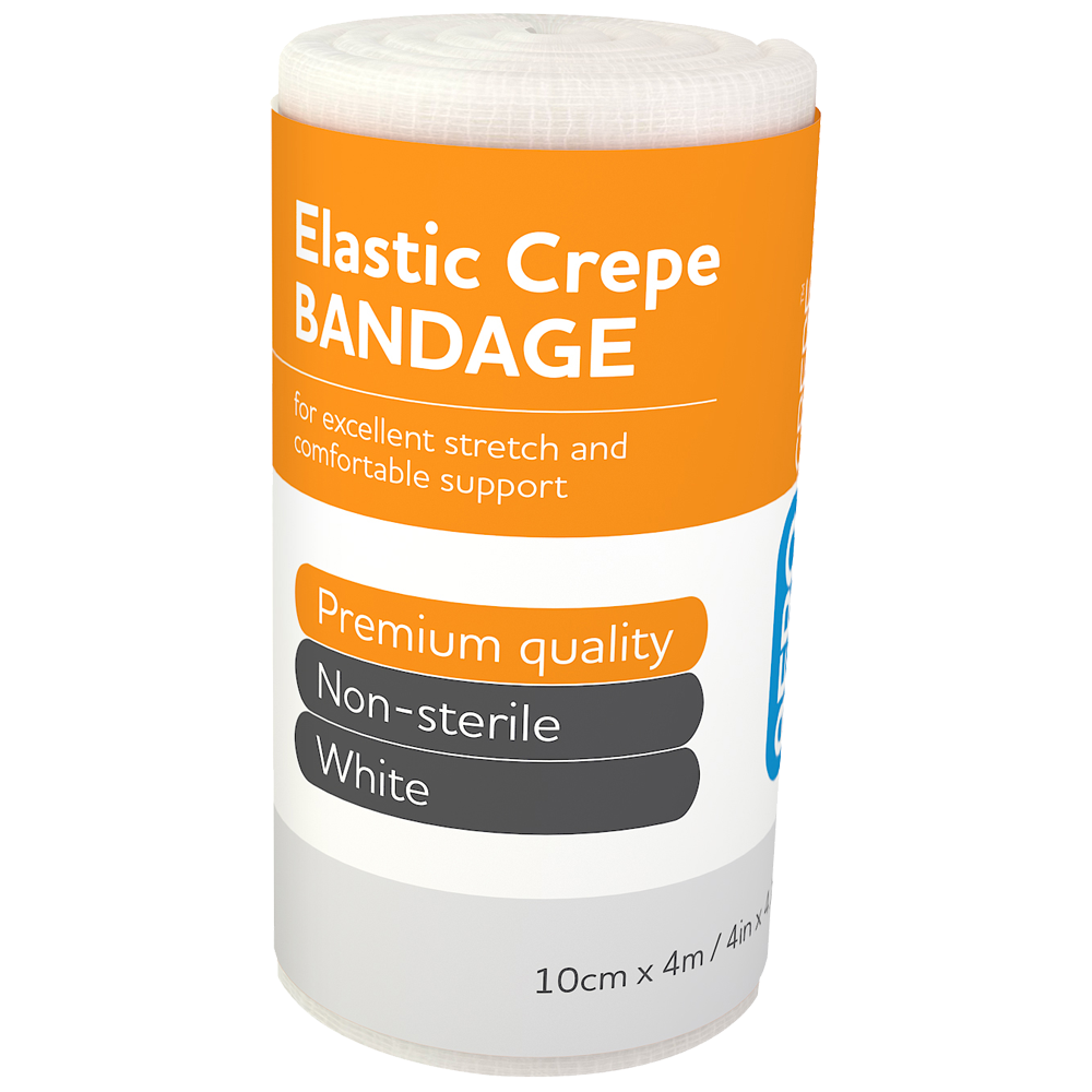 Elastic Crepe Bandage for Support and Dressing