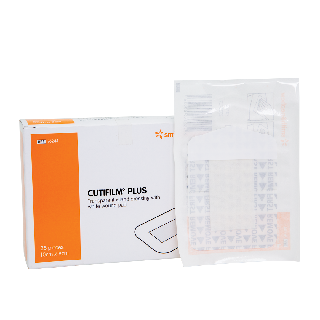 Smith & Nephew Cutifilm Plus+ - Transparent Waterproof Island Dressing