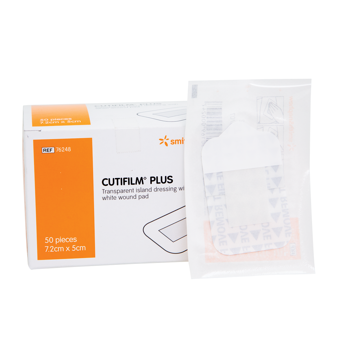Smith & Nephew Cutifilm Plus+ - Transparent Waterproof Island Dressing