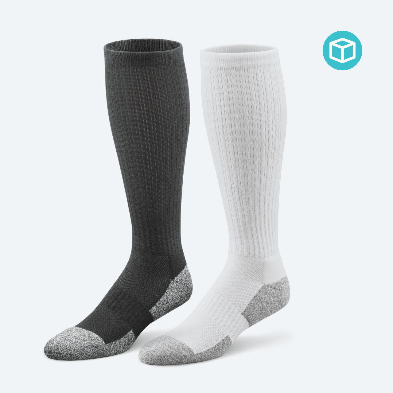 Dr Comfort Above Calf Socks Large White