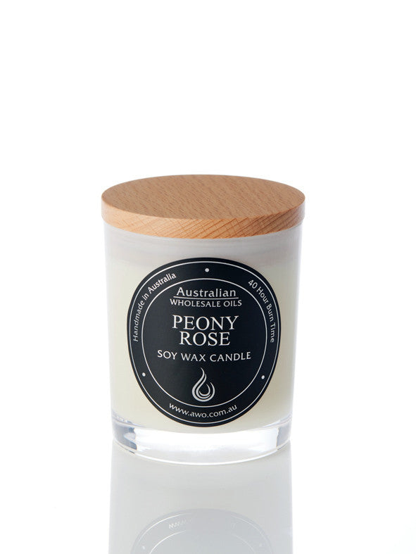 Peony Rose Soy Candle