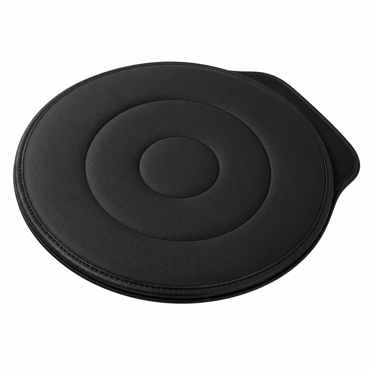 Black 360 Rotating Car Seat Cushion 53cm - Swivel Mobility Aid for Seniors