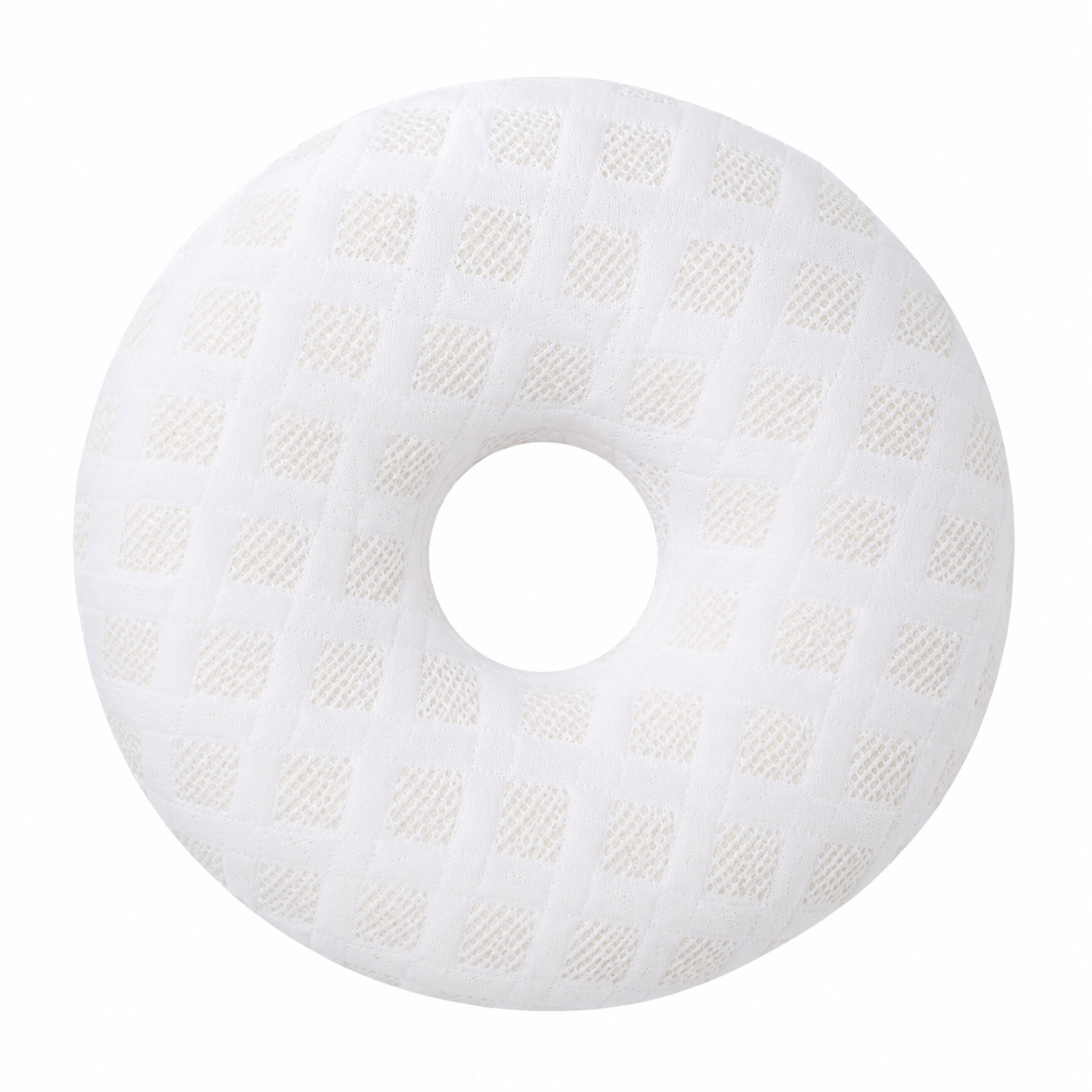 Orthopedic Ear Hole Pillow for Side Sleeping - Bamboo Microfiber Wood