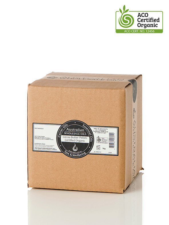 Cocoa Butter Pellets Certified Organic