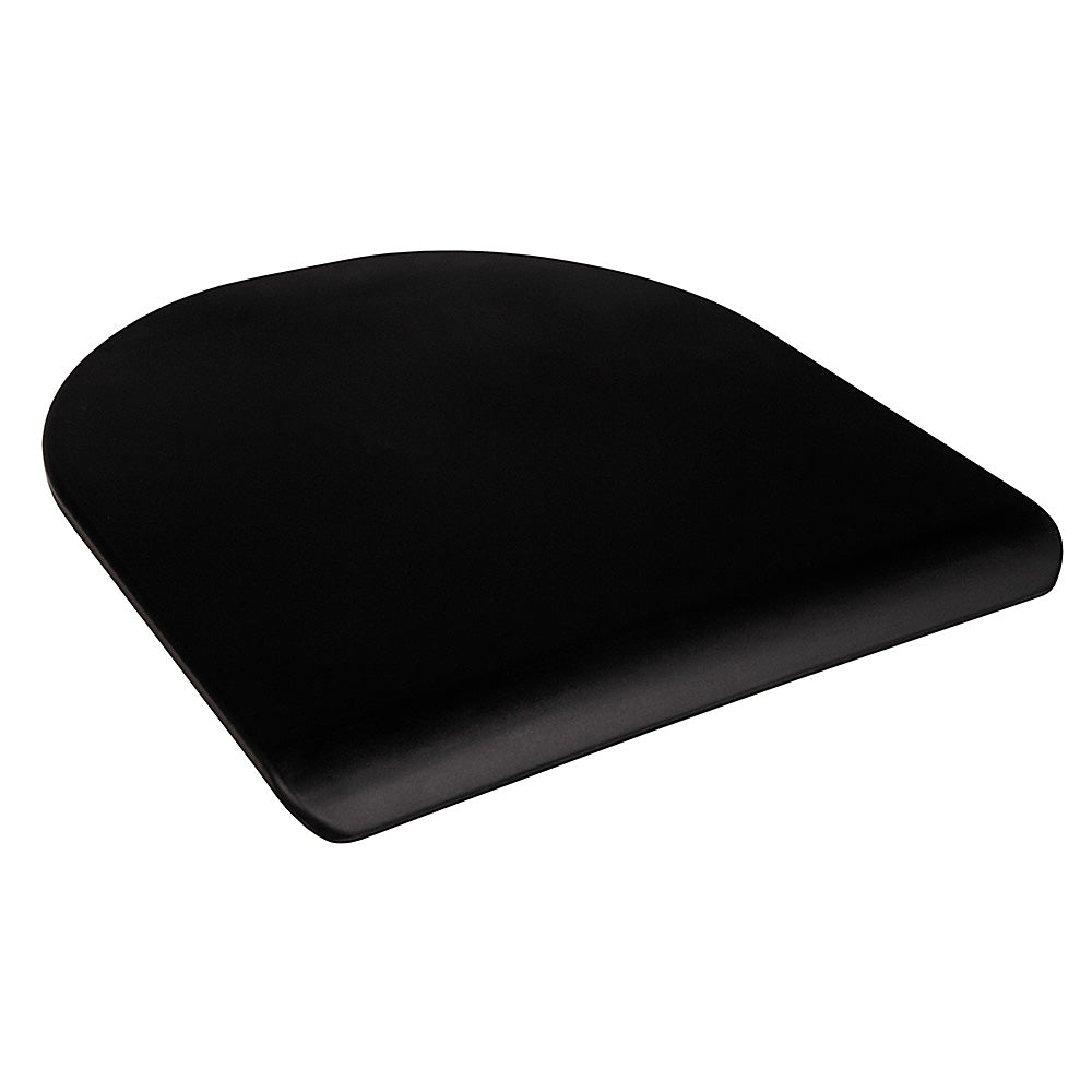 Commode Seat Cover - Premium Black Waterproof Cushion for Comfort and Hygiene