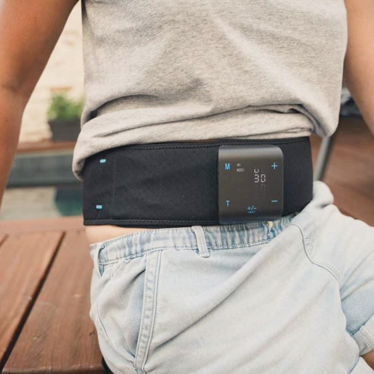 Compex TENS/HEAT Back Wrap S/M