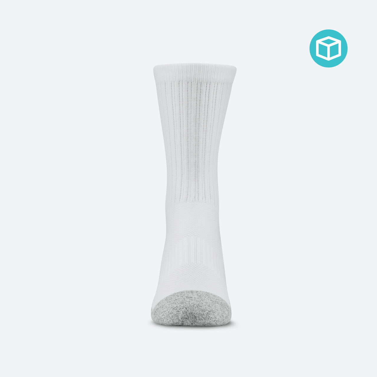 Dr Comfort Crew Socks Small White